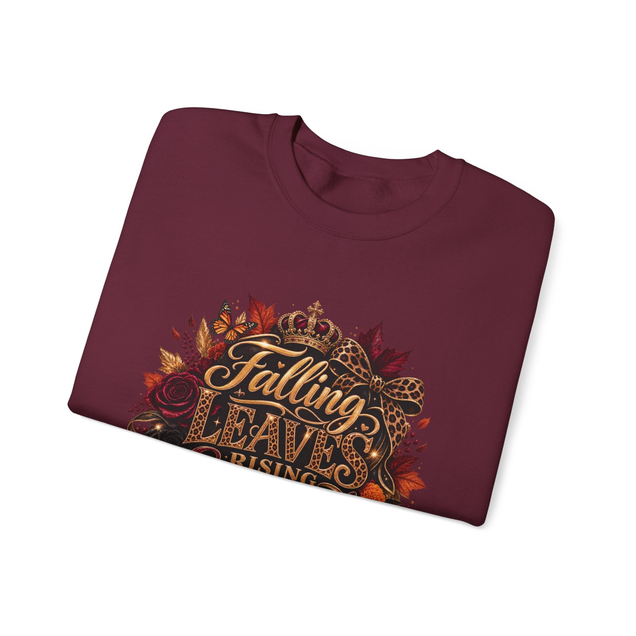 Falling Leaves, Rising Standards | Crewneck Sweatshirt