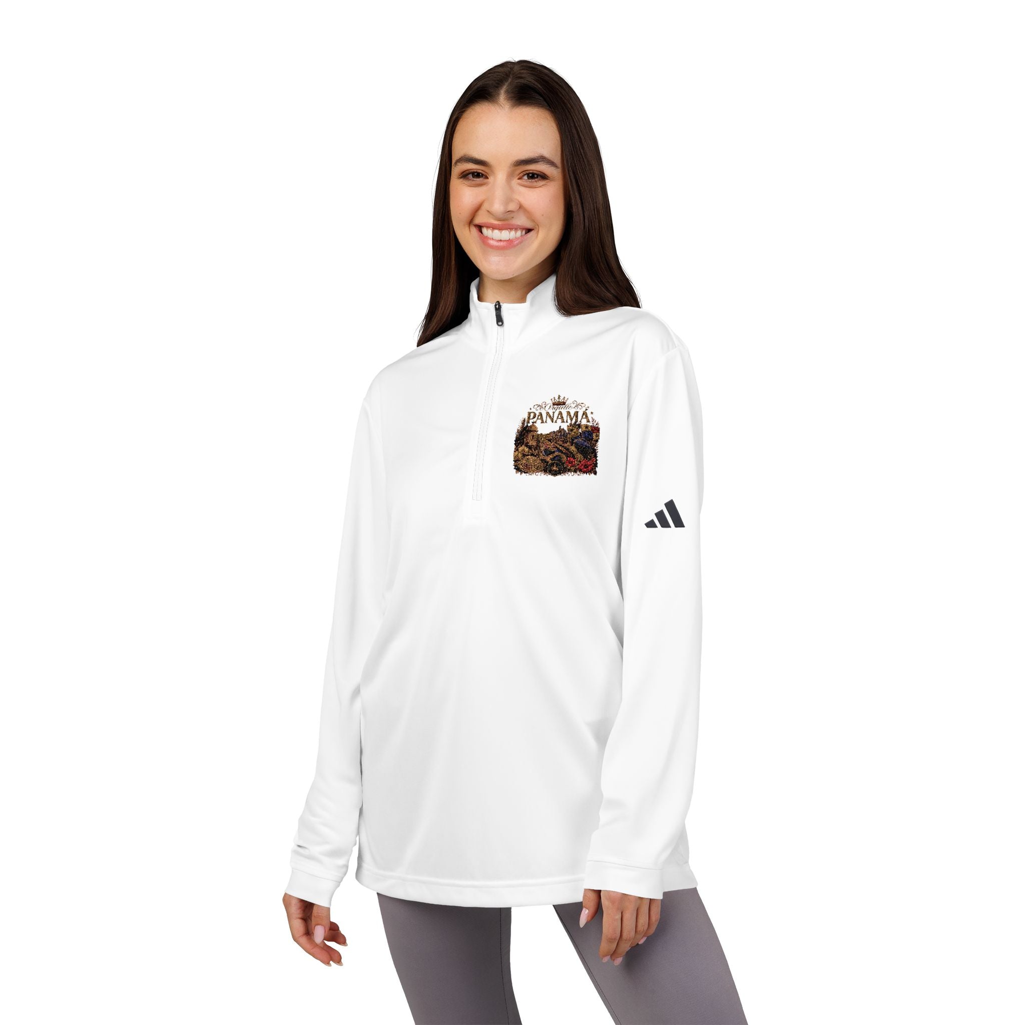 Orgullo Panamá — Raíces Unidas | adidas® Quarter-Zip Pullover (Embroidery)