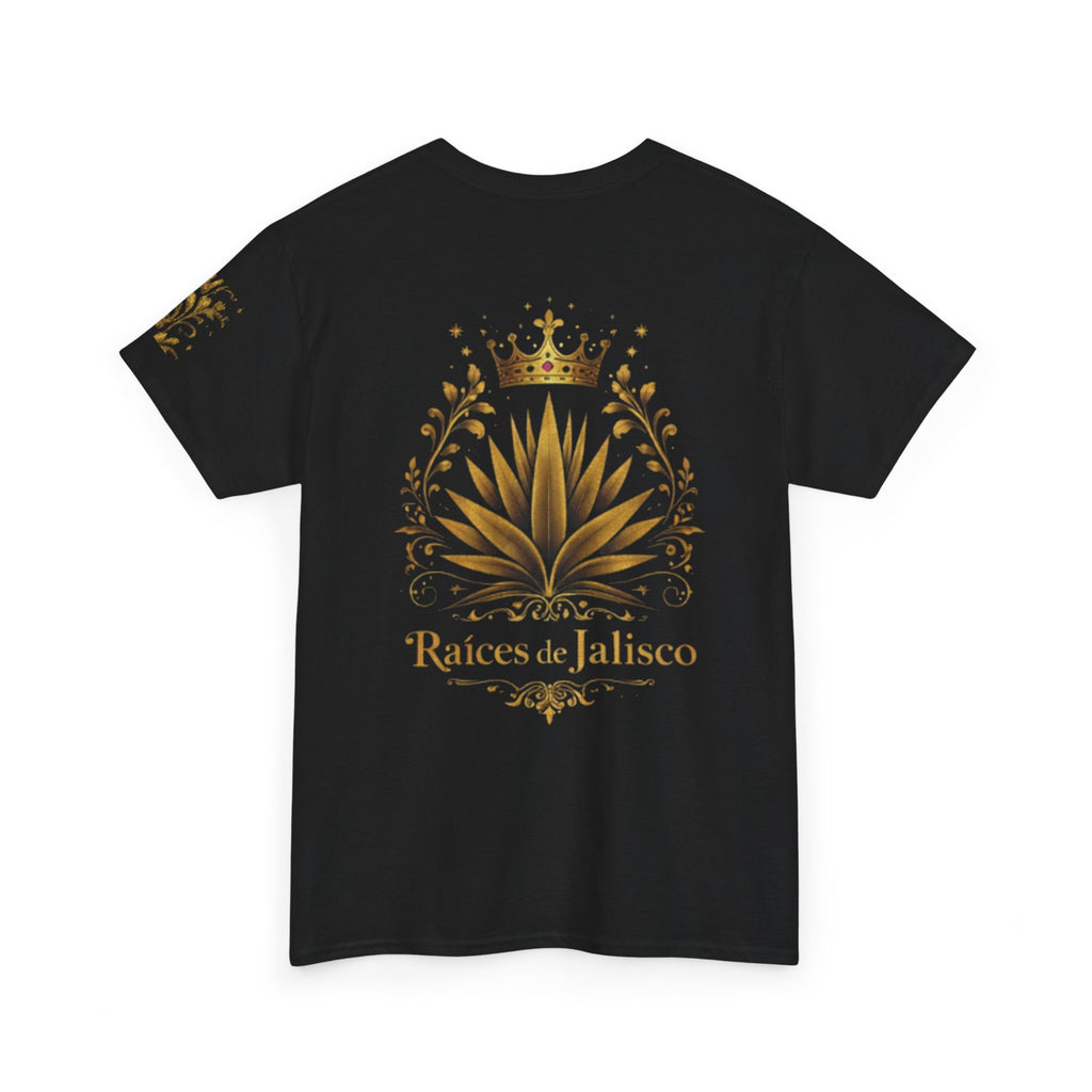 T-Shirt — Raíces de Jalisco Gold Agave Crown Tee