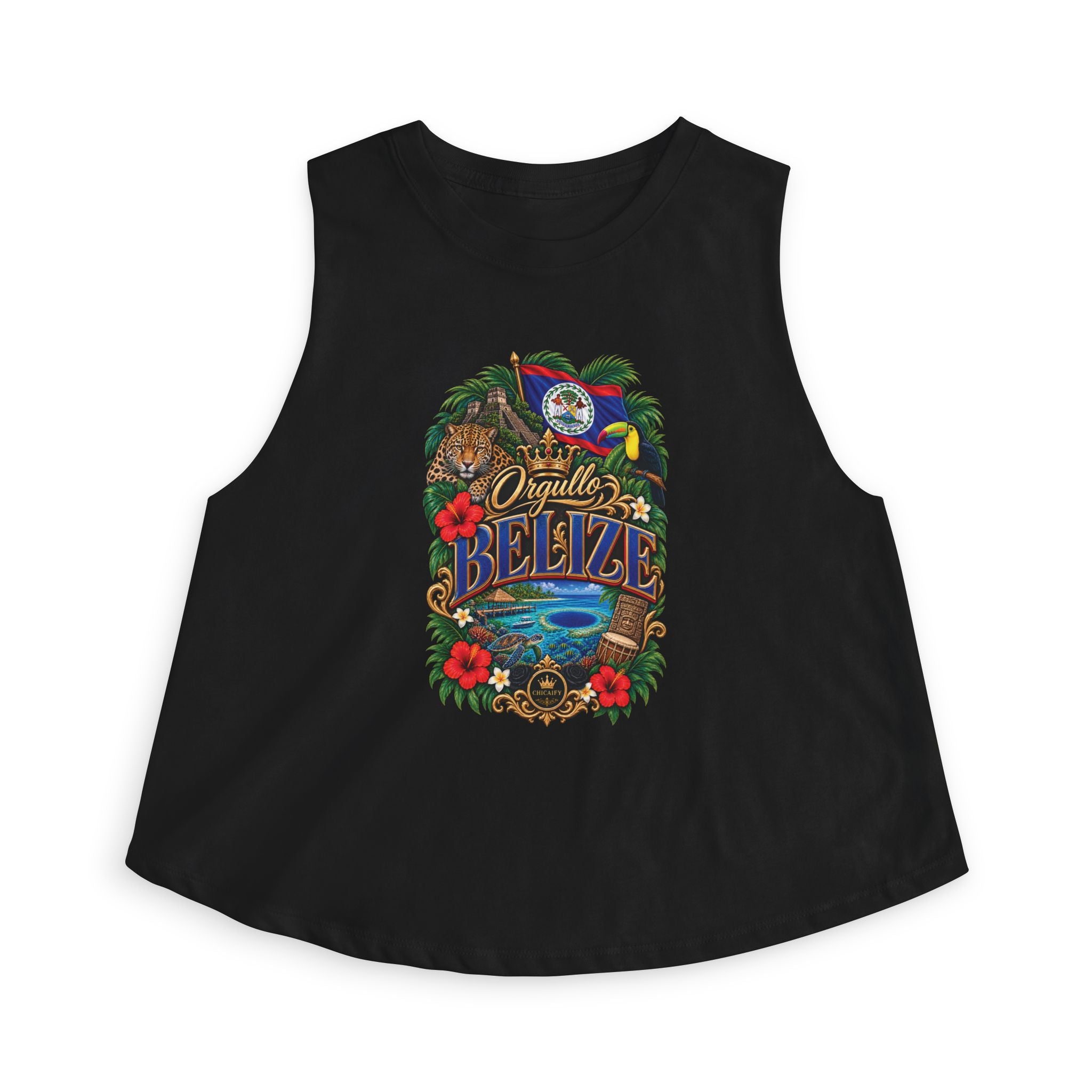 Orgullo Belize — Raíces Unidas Collection | Crop Top
