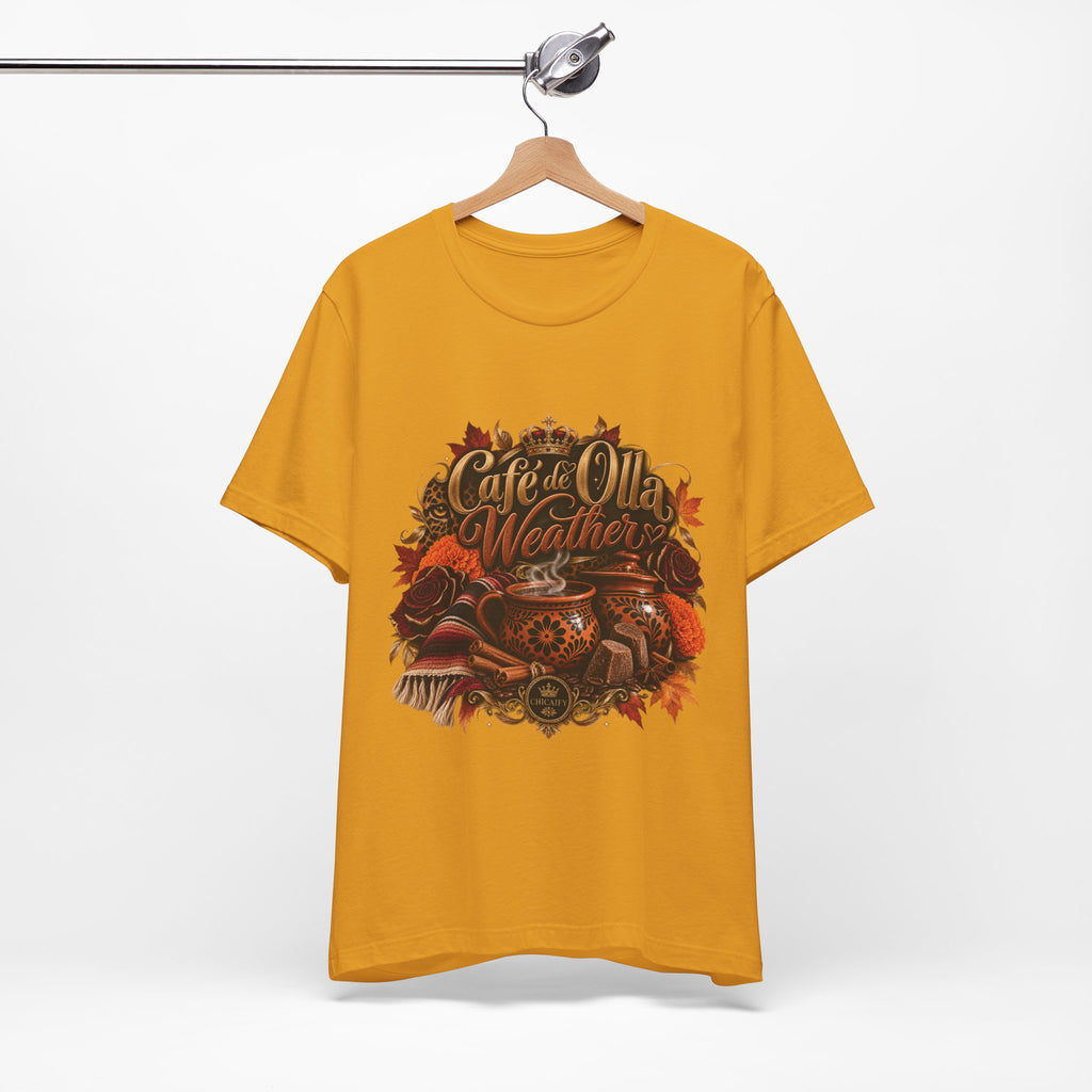 Café de Olla Weather Sweatshirt | Mexican Fall | Chicaify Short Sleeve Tee