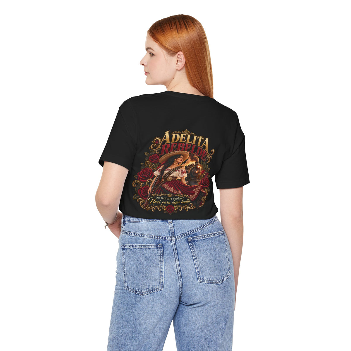 Adelita Rebelde – No Nací Para Obedecer | Chicaify Originals | Unisex Jersey Short Sleeve Tee
