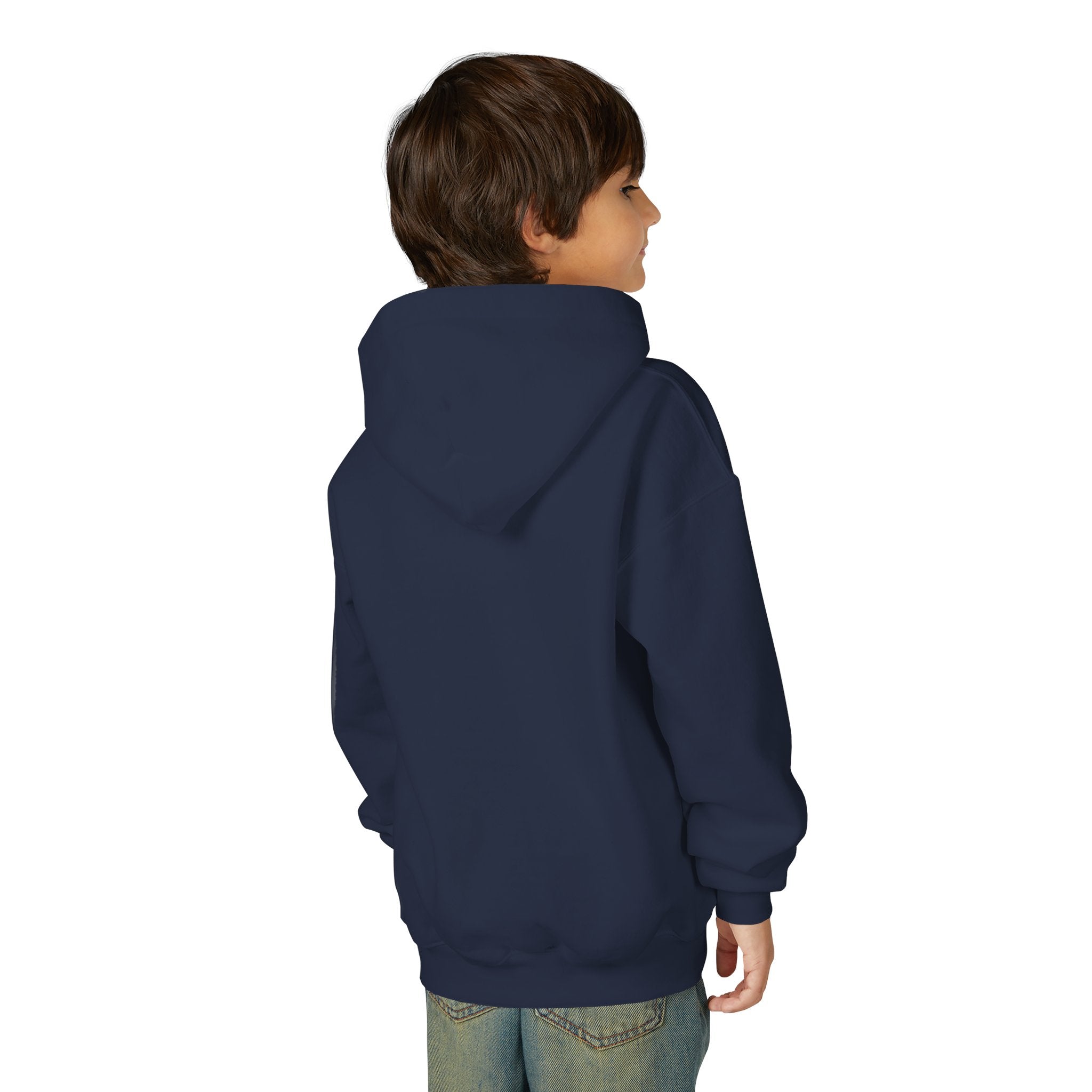 Raised by a Reina Hoodie | Gold Script Crown Youth Hoodie