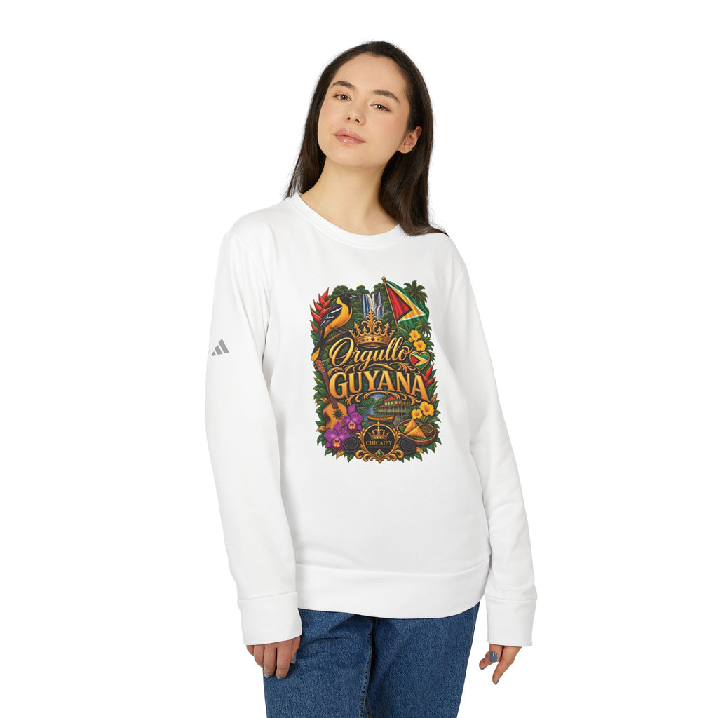 Orgullo Guyana — Raíces Unidas Collection | adidas Crewneck Sweatshirt