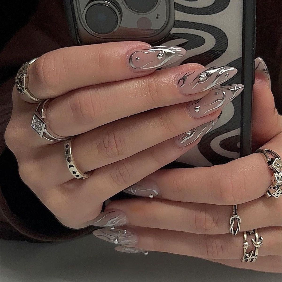 Silver Swirl