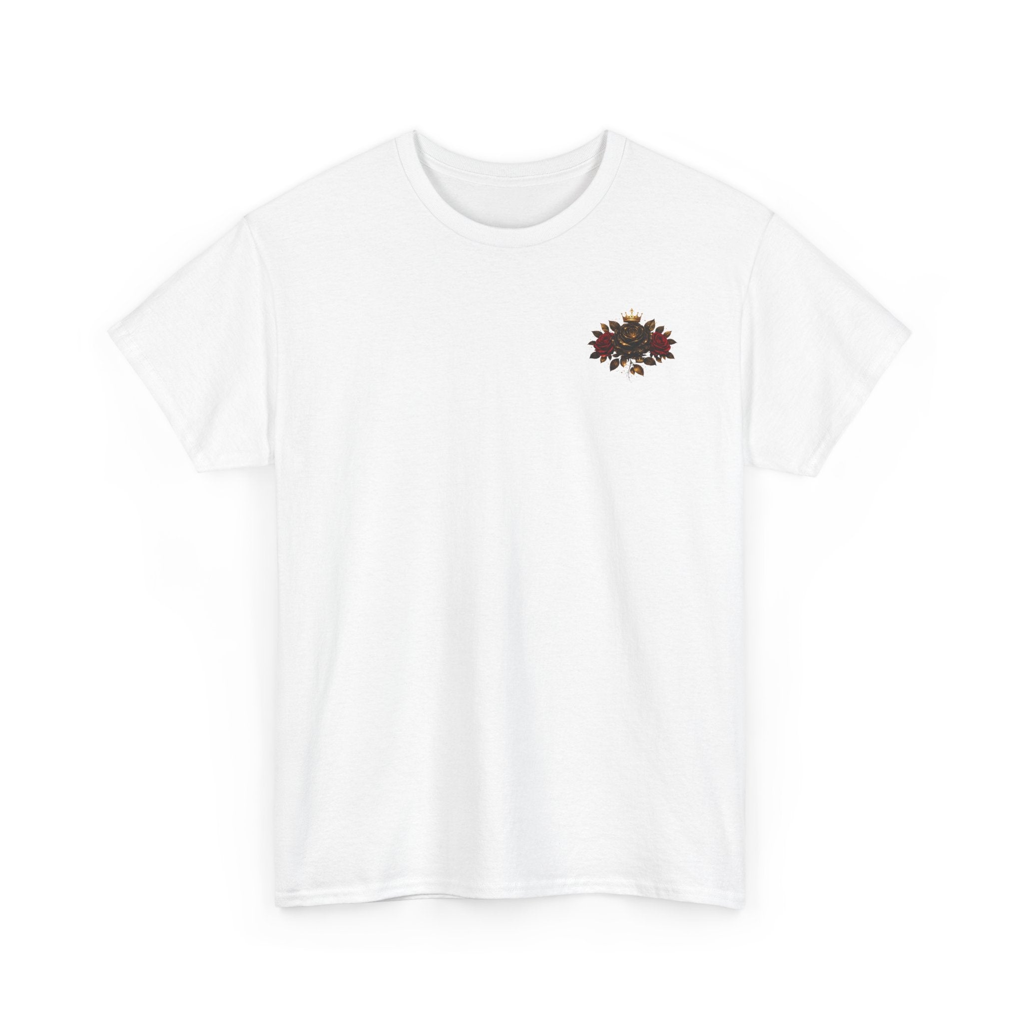 Bloom Like a Queen Tee — Floral Crown Rose Graphic Shirt