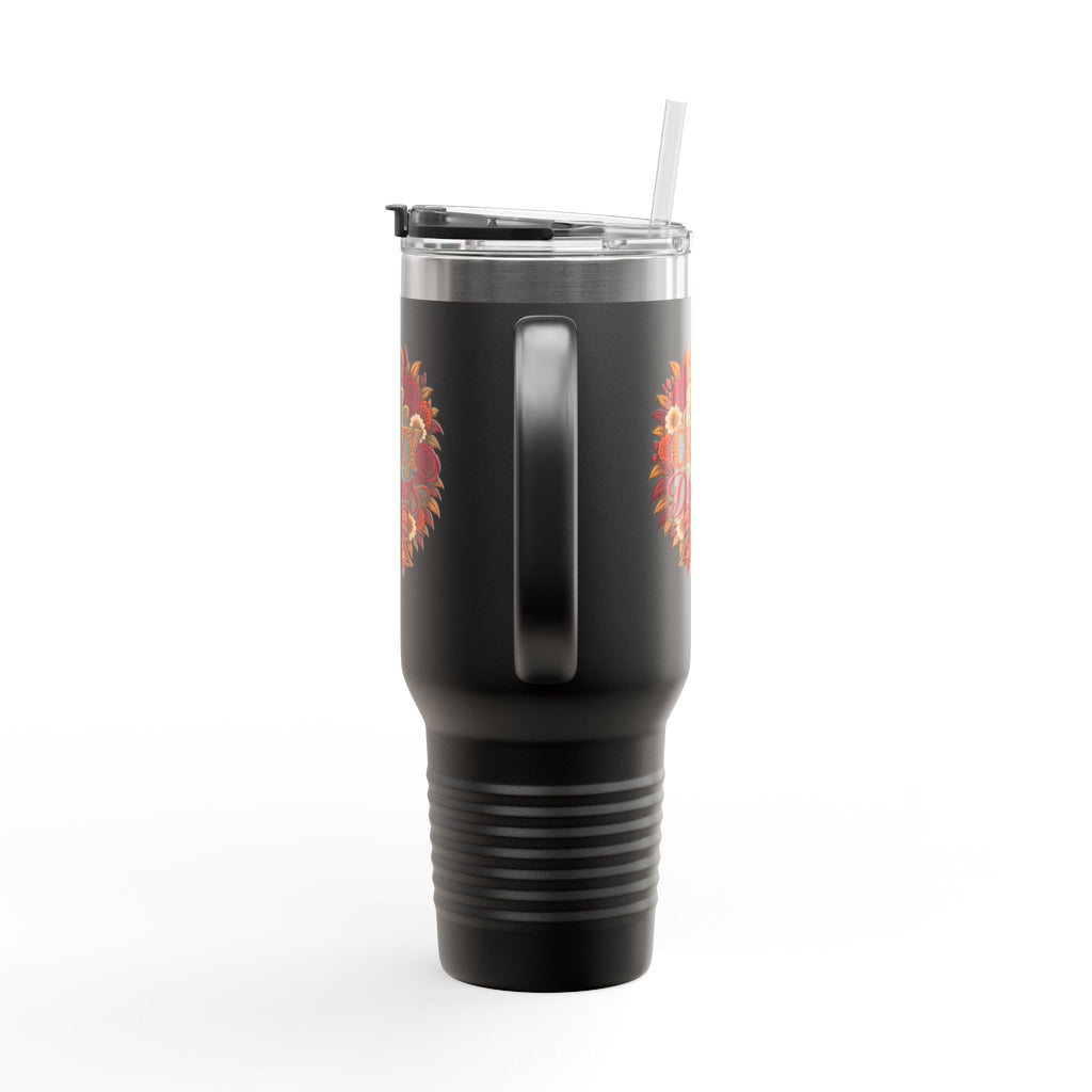 40oz Insulated Travel Mug — Too Crazy Para Tus Dramas – Charro-Inspired Edition
