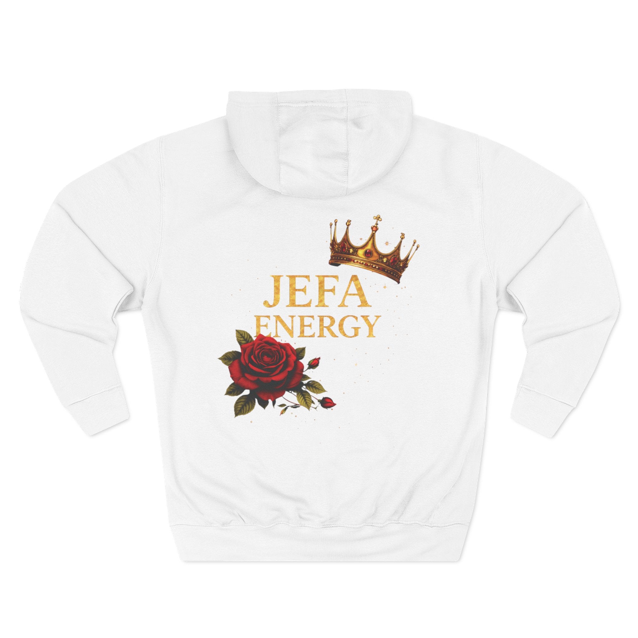 Jefa Energy Hoodie – Rose & Crown Graphic Fleece Pullover