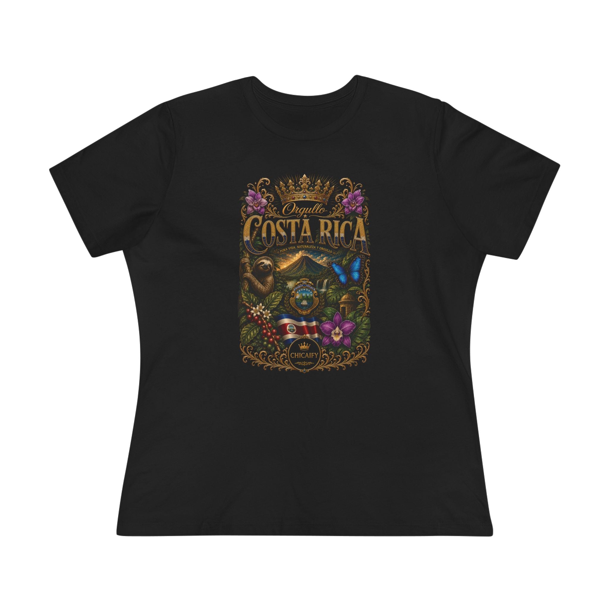 Pura Vida Eterna | Costa Rica Heritage  Cotton Tee