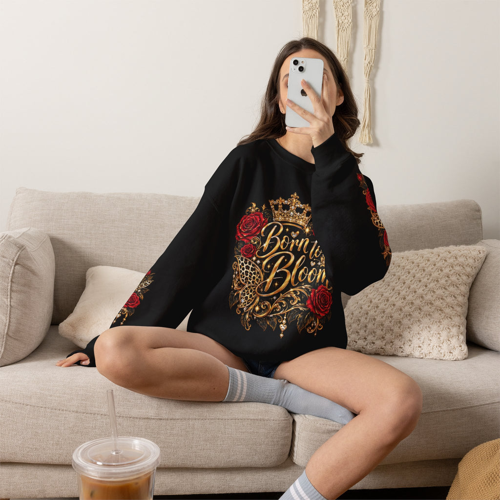 Born to Bloom – Reimagined Edition | Unisex Heavy Blend™ Crewneck Sweatshirt