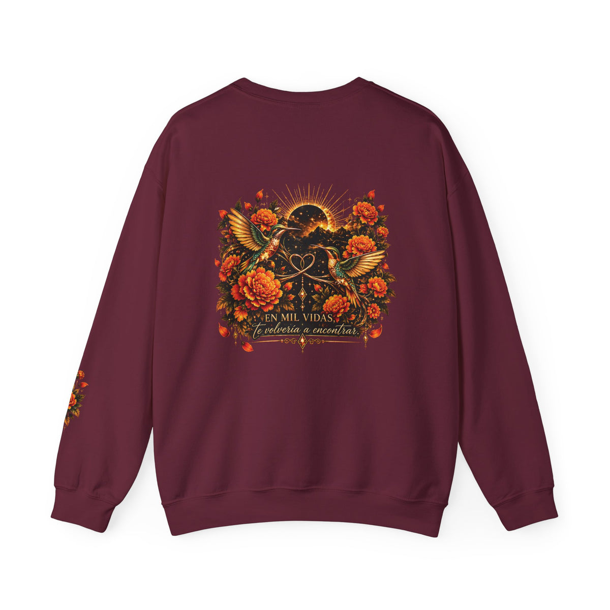 En Mil Vidas, Te Volvería a Encontrar | Chicaify | Unisex Heavy Blend™ Crewneck Sweatshirt