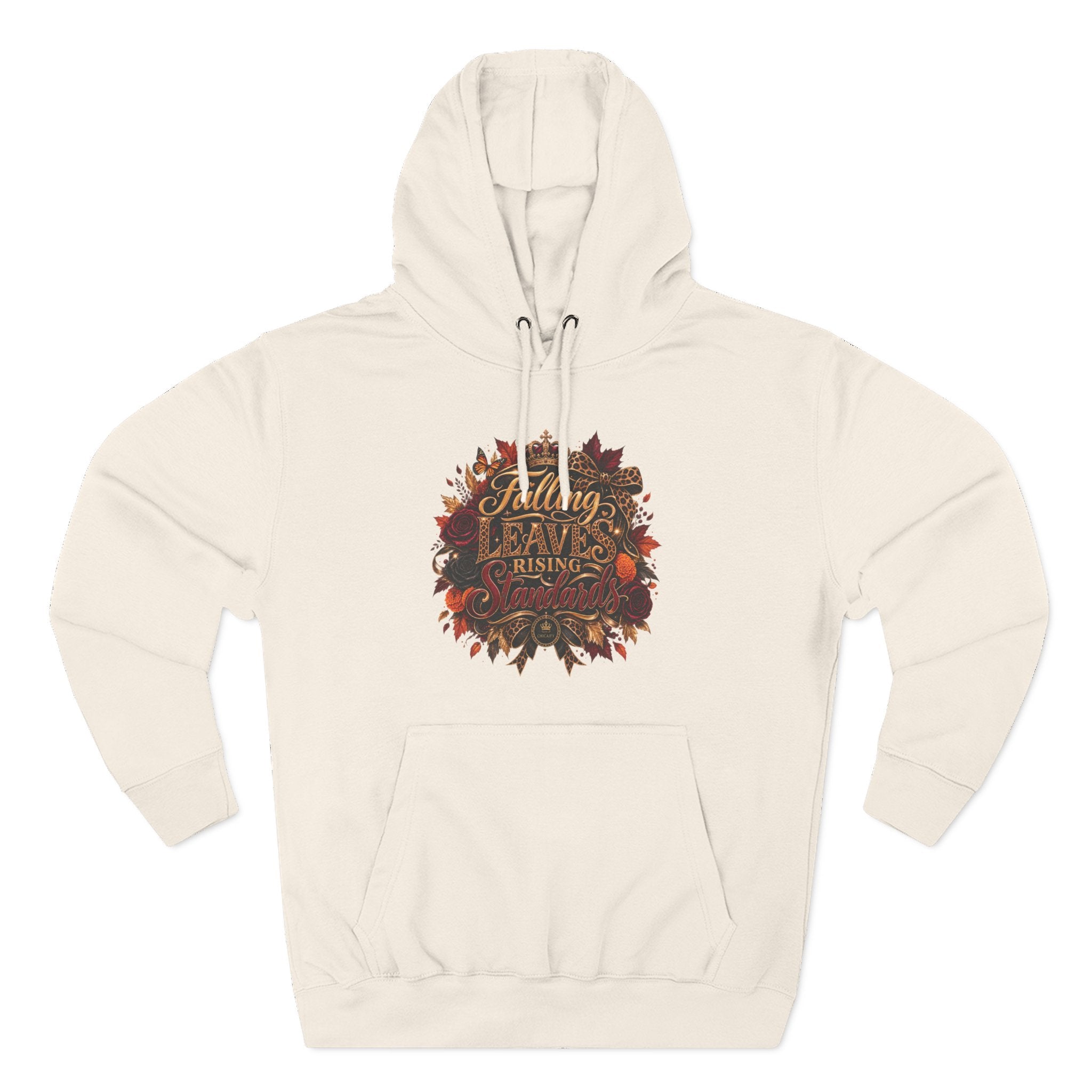 Falling Leaves, Rising Standards | Three-Panel Fleece Hoodie