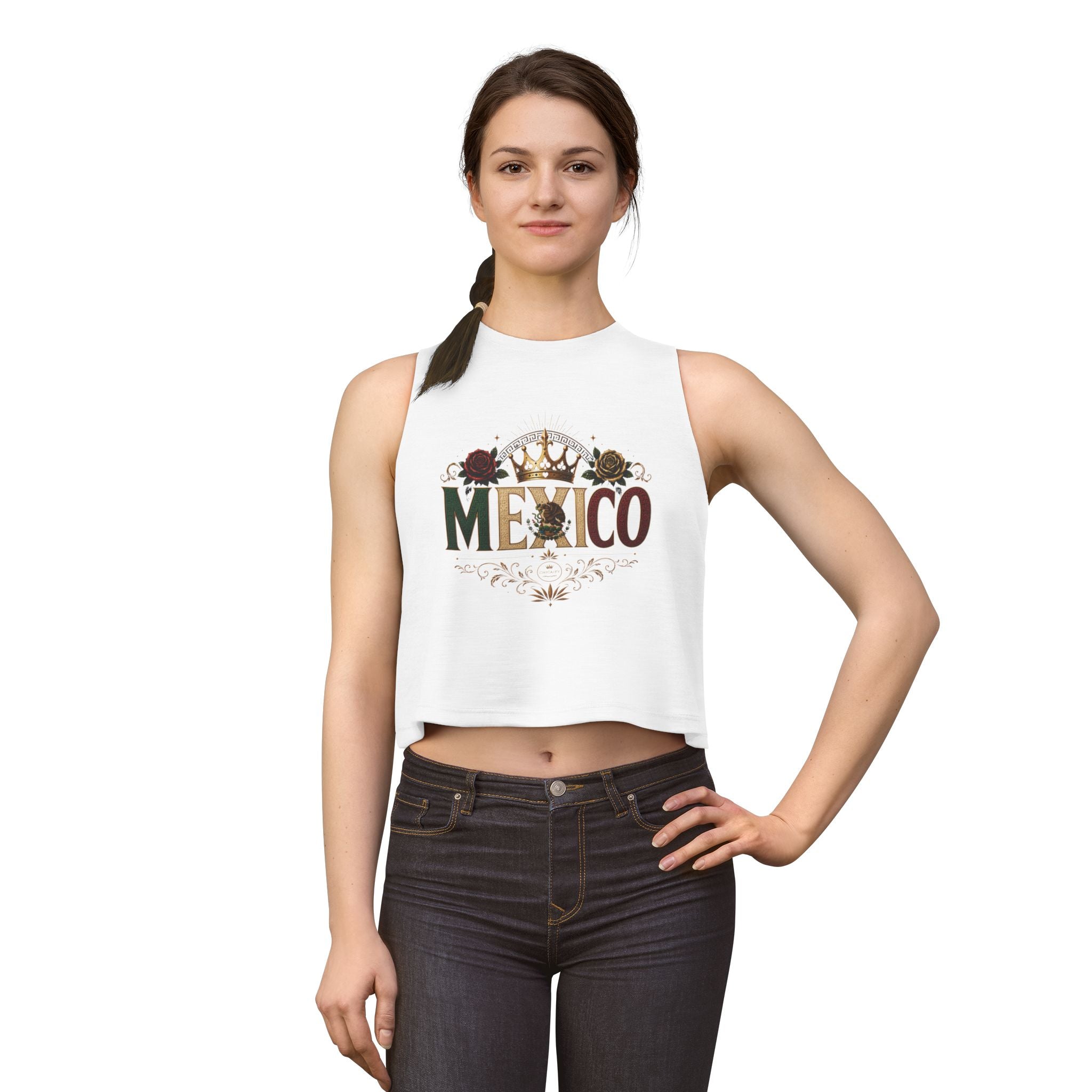 Orgullo Mexicano Crop Top — Graphic Women's Tank