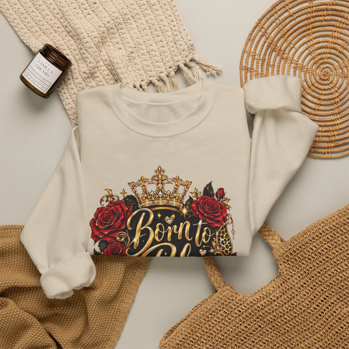 Born to Bloom – Reimagined Edition | Unisex Heavy Blend™ Crewneck Sweatshirt