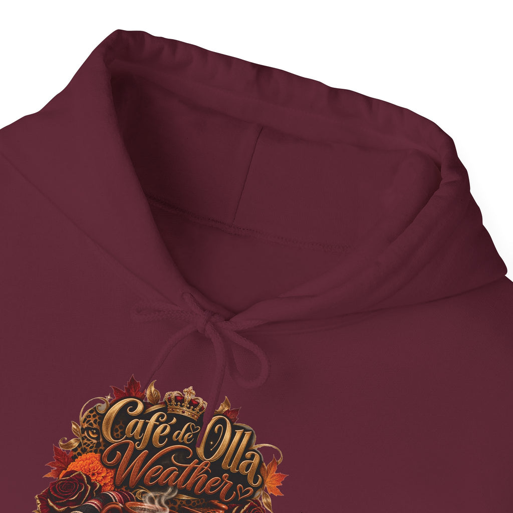 Café de Olla Weather Sweatshirt | Mexican Fall | Chicaify Heavy Blend™ Hooded Sweatshirt