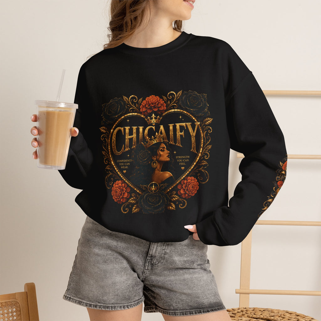 Chicaify® Be Bold. Take Up Space. Statement  Crewneck Sweatshirt