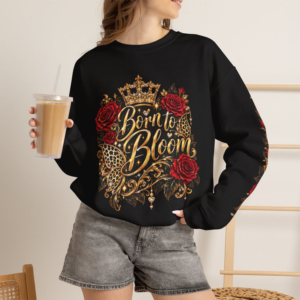 Born to Bloom – Reimagined Edition | Unisex Heavy Blend™ Crewneck Sweatshirt