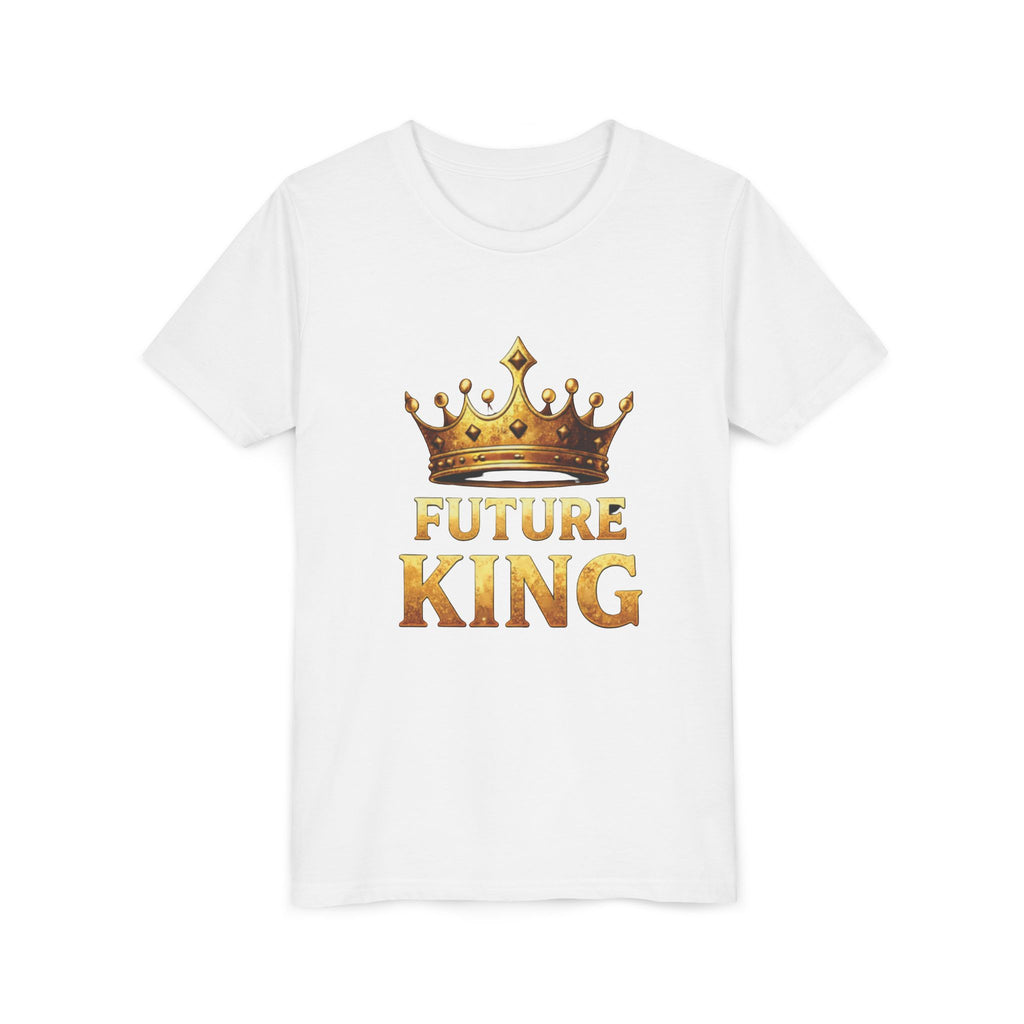 Youth Tee - "Future King" Gold Crown Graphic