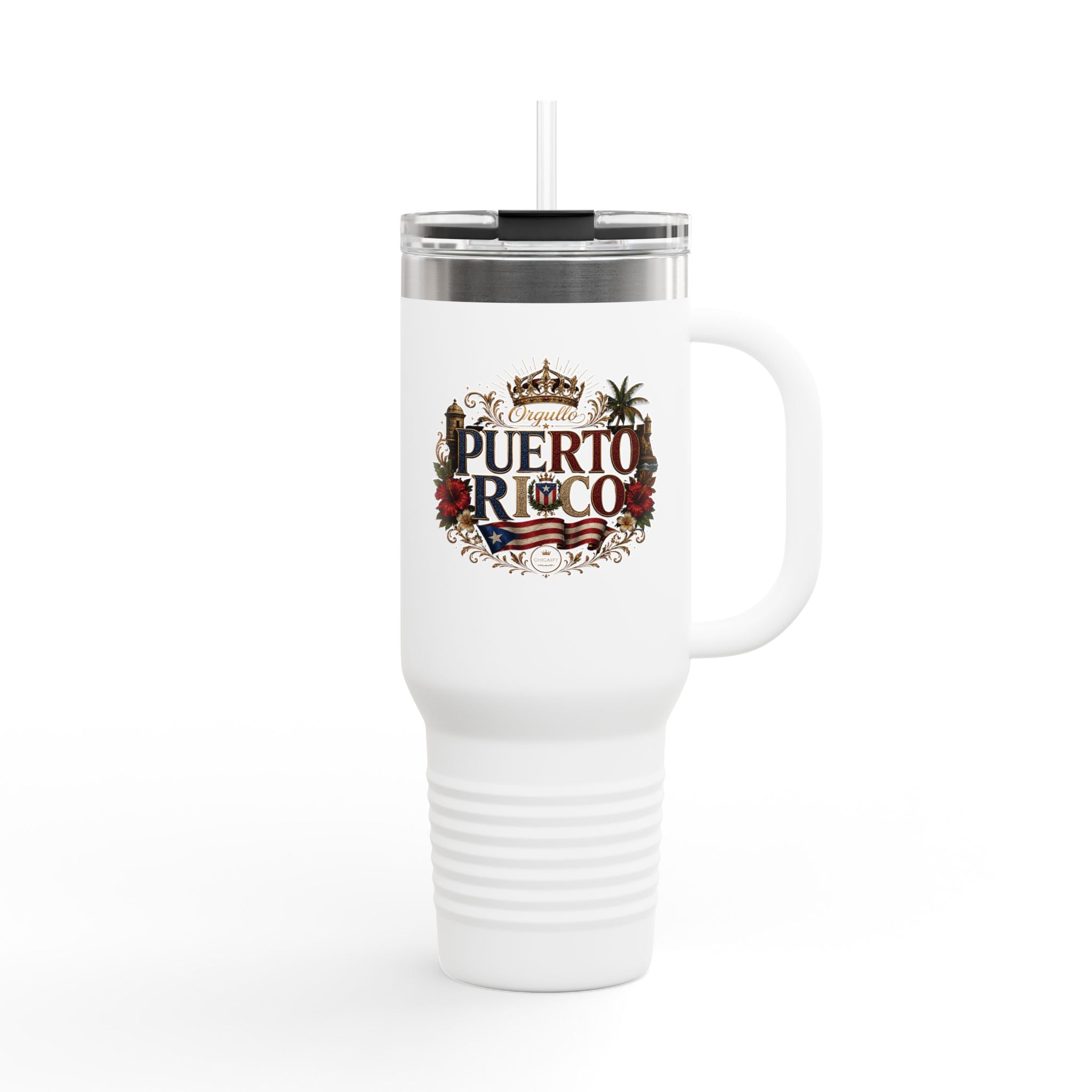 Isla de Orgullo | Puerto Rico Heritage Insulated Travel Mug, 40oz