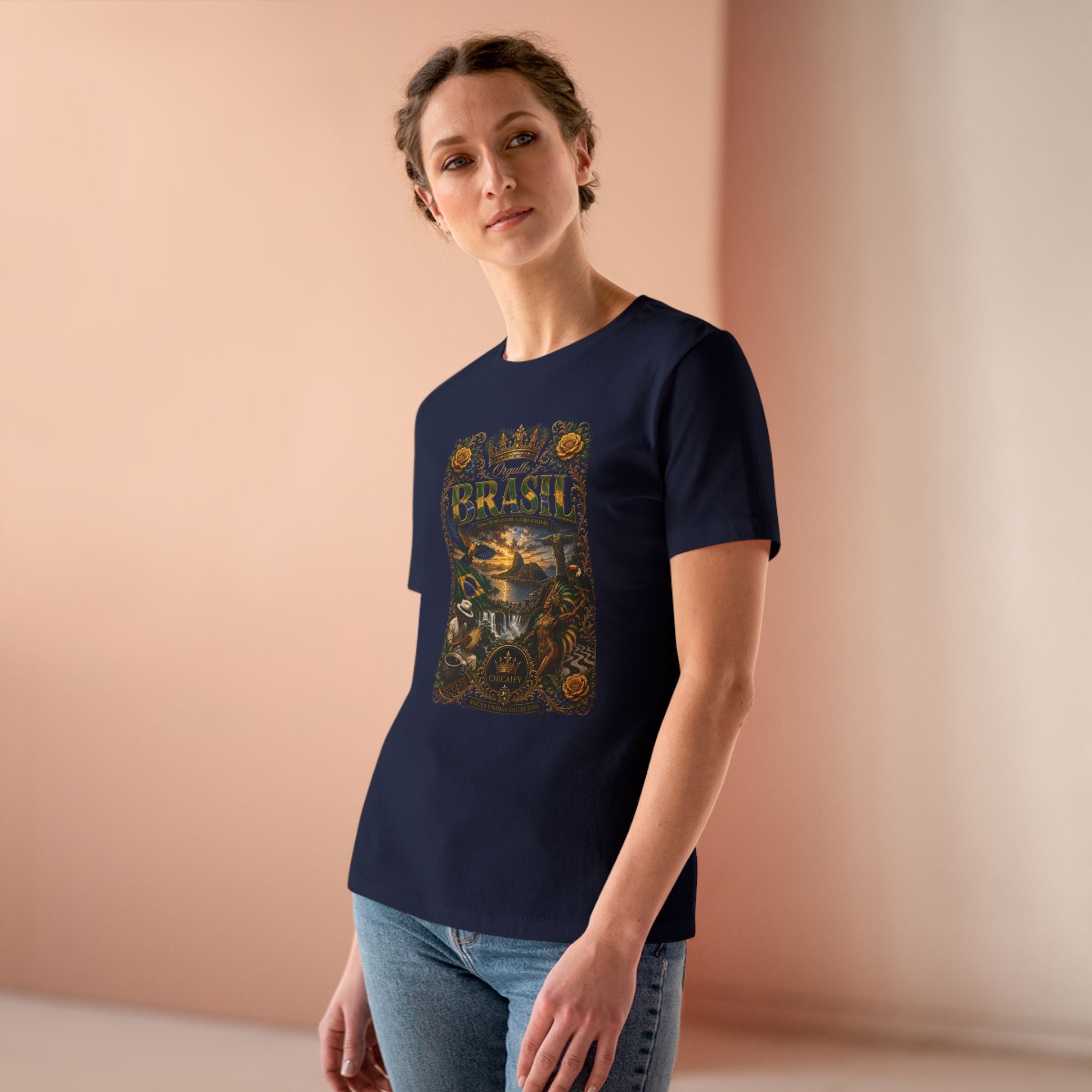 Brazil | Raices Unidas -Women's Cotton Tee
