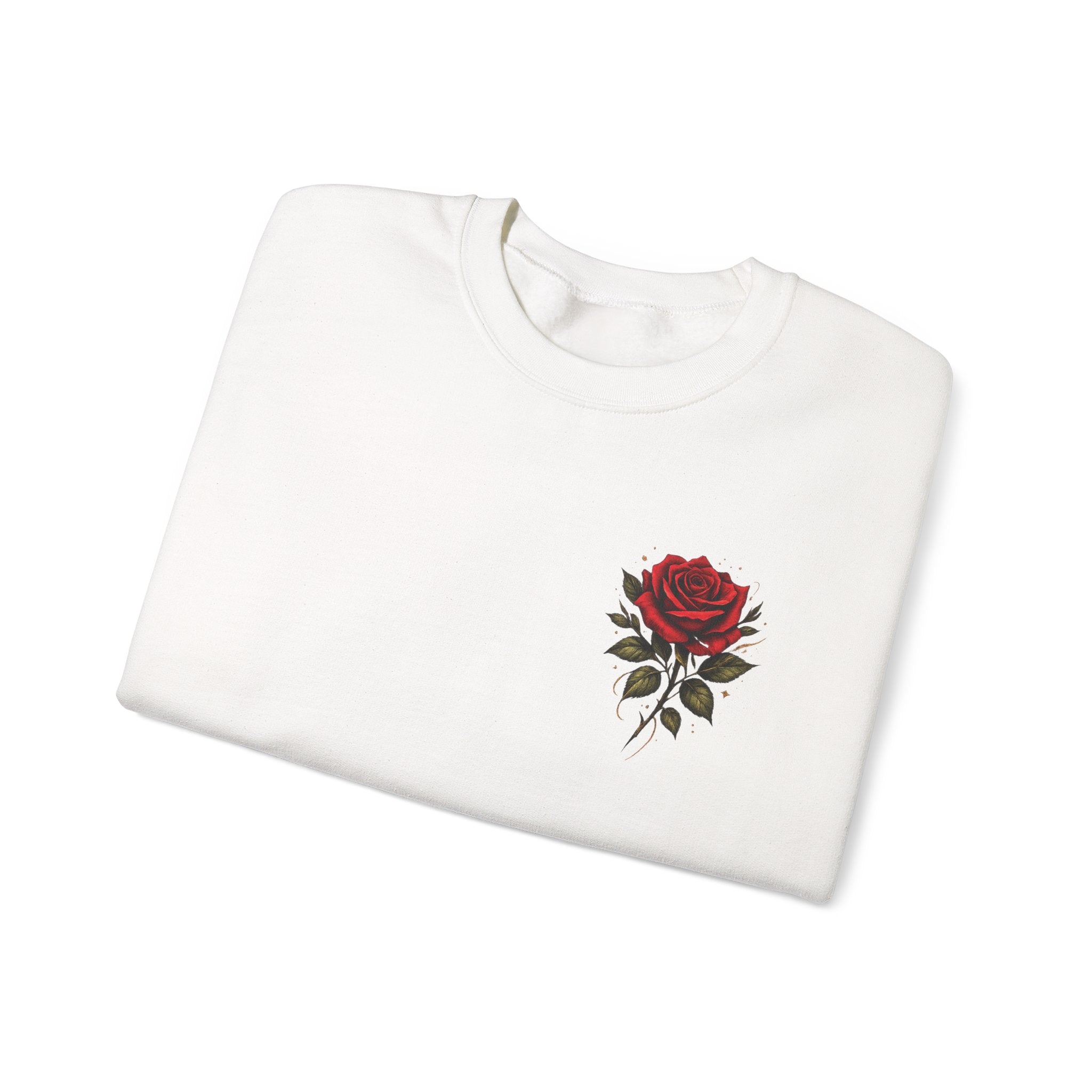 Not Fragile Like a Flower, Fragile Like a Bomb' Rose & Bomb Graphic Sweatshirt