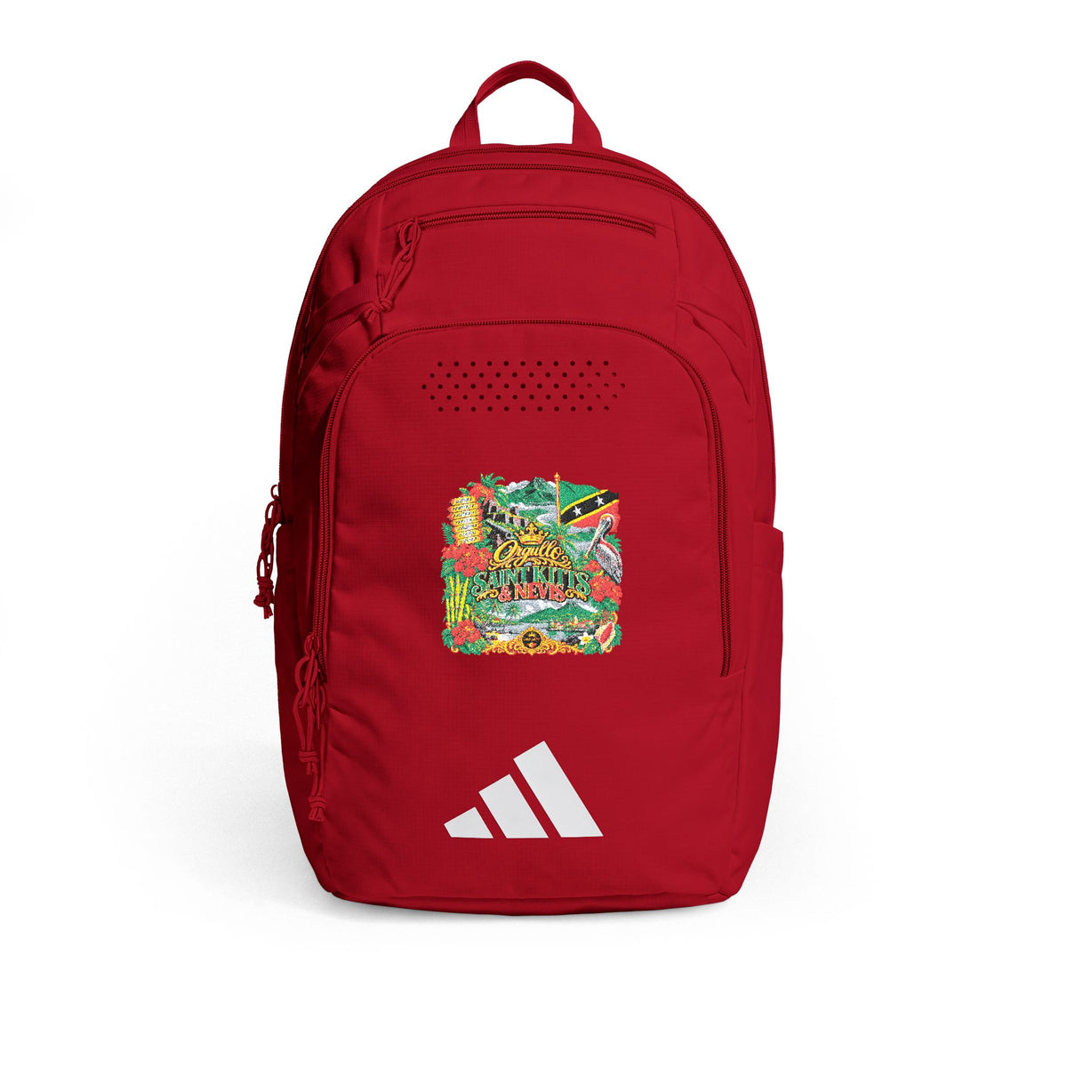 Orgullo Saint Kitts & Nevis — Raíces Unidas Collection adidas® Defender 5 Backpack (Embroidery)