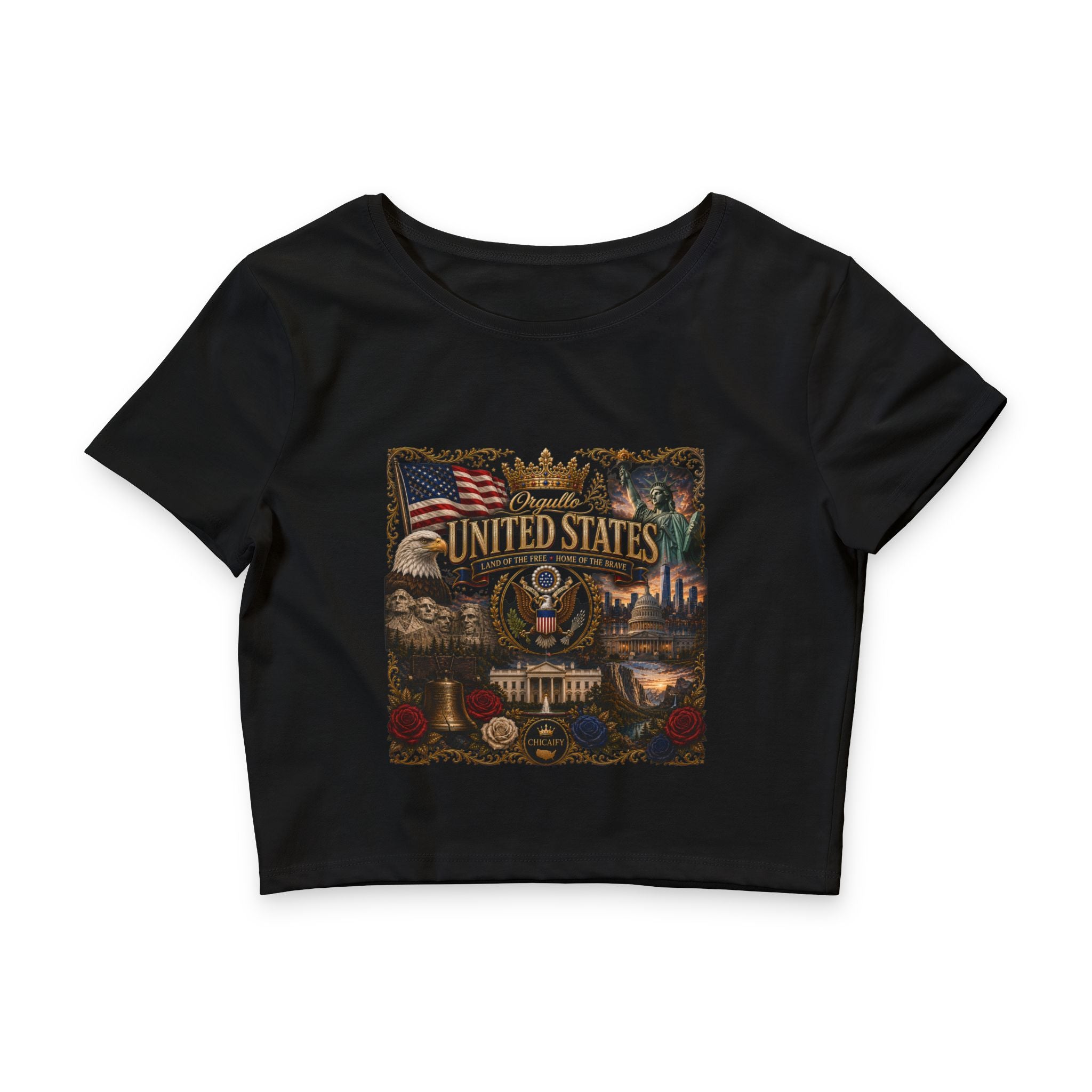 United States Heritage | Raíces Unidas Collection Crop Tee