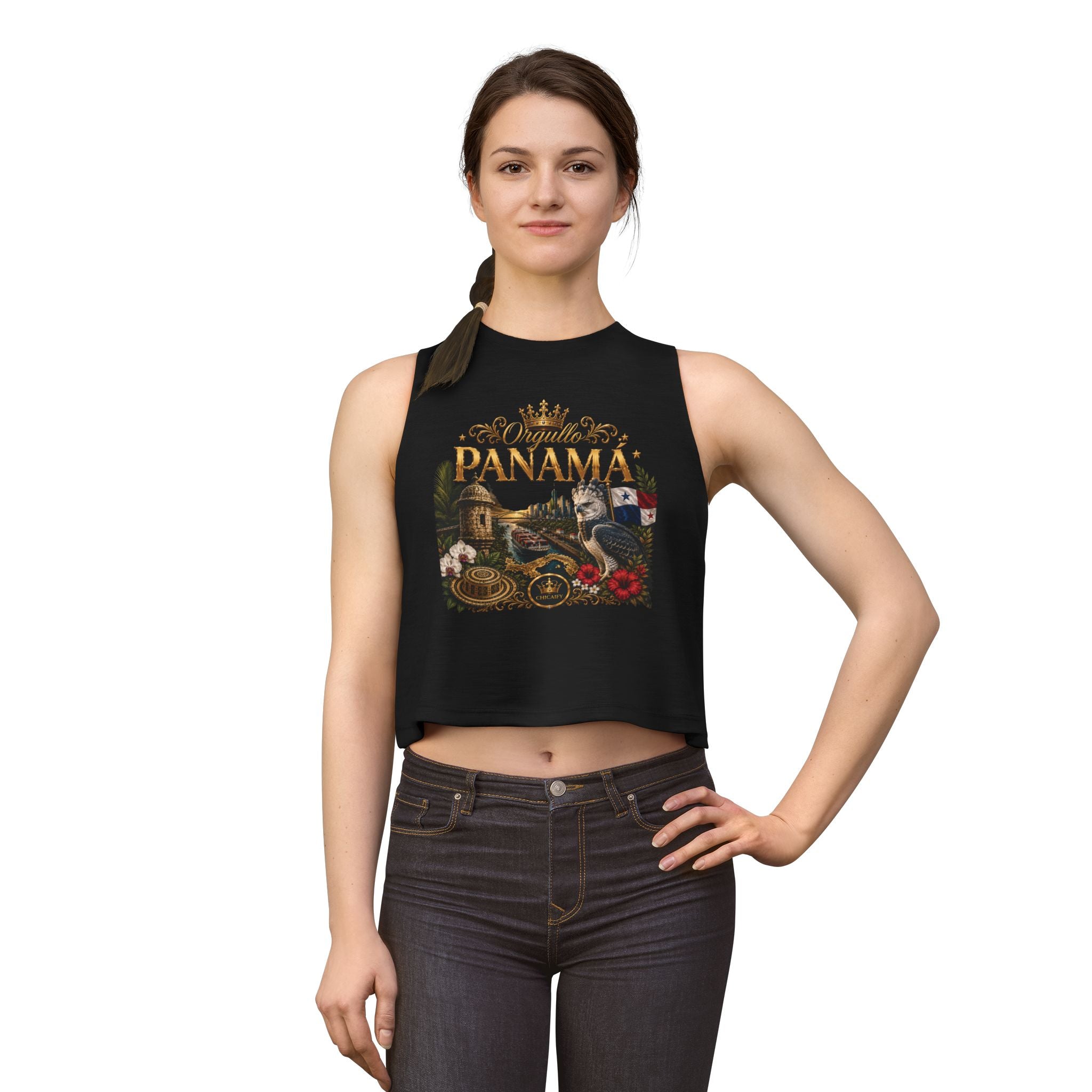 Orgullo Panamá — Raíces Unidas | Women's Crop Top