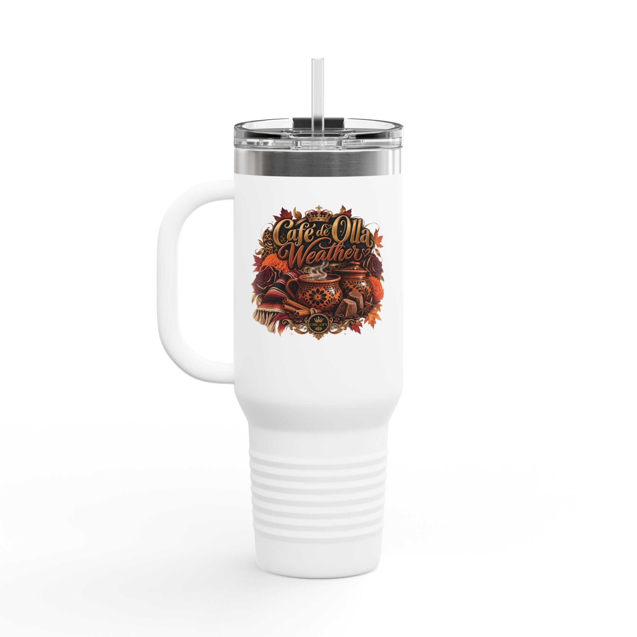 Café de Olla Weather | Mexican Fall Insulated Travel Mug, 40oz