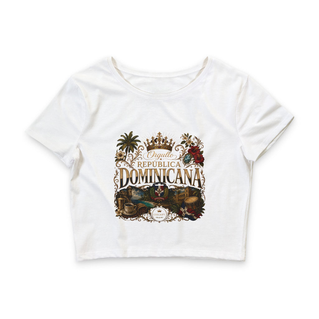 Alma Quisqueyana | República Dominicana Heritage Crop Tee