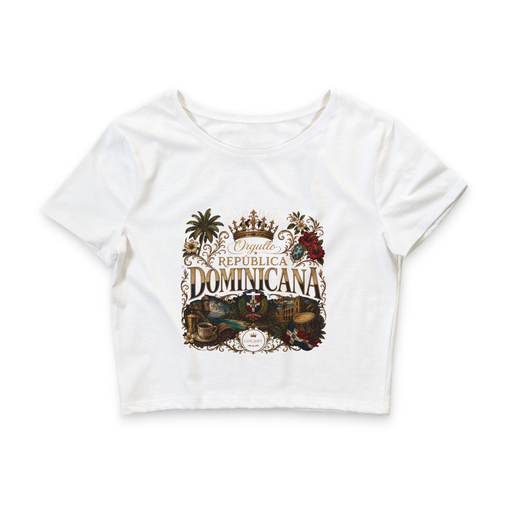 Alma Quisqueyana | República Dominicana Heritage Crop Tee