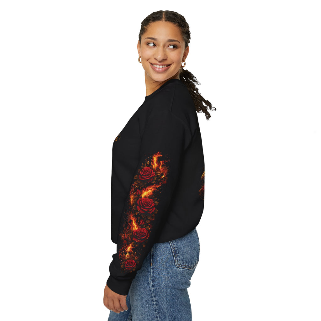 Queen Sweatshirt | Cenizas a Corona Graphic Crewneck