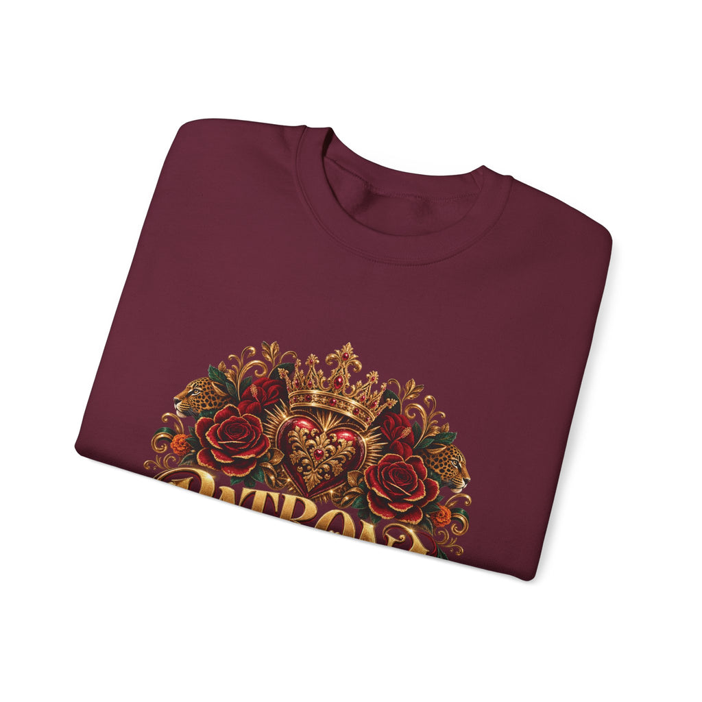 Patrona | Crowned in Power – Chicaify Collection | Unisex Heavy Blend™ Crewneck Sweatshirt