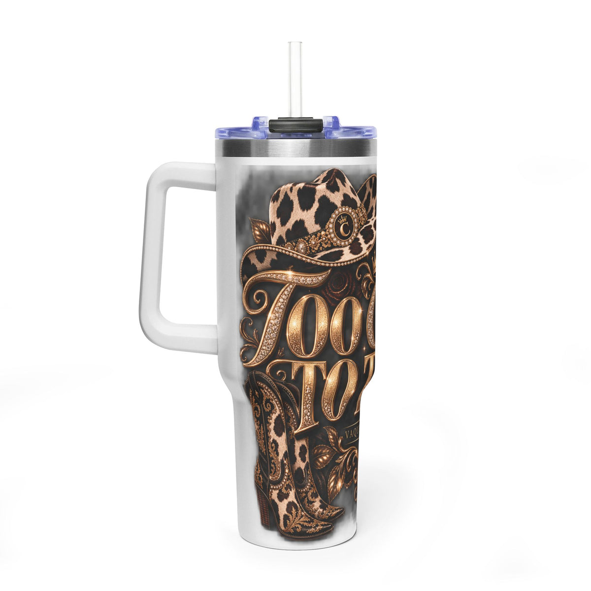 Vaquera Lux – Too Glam to Tame | Vacuum Thermal Tumbler, 40oz