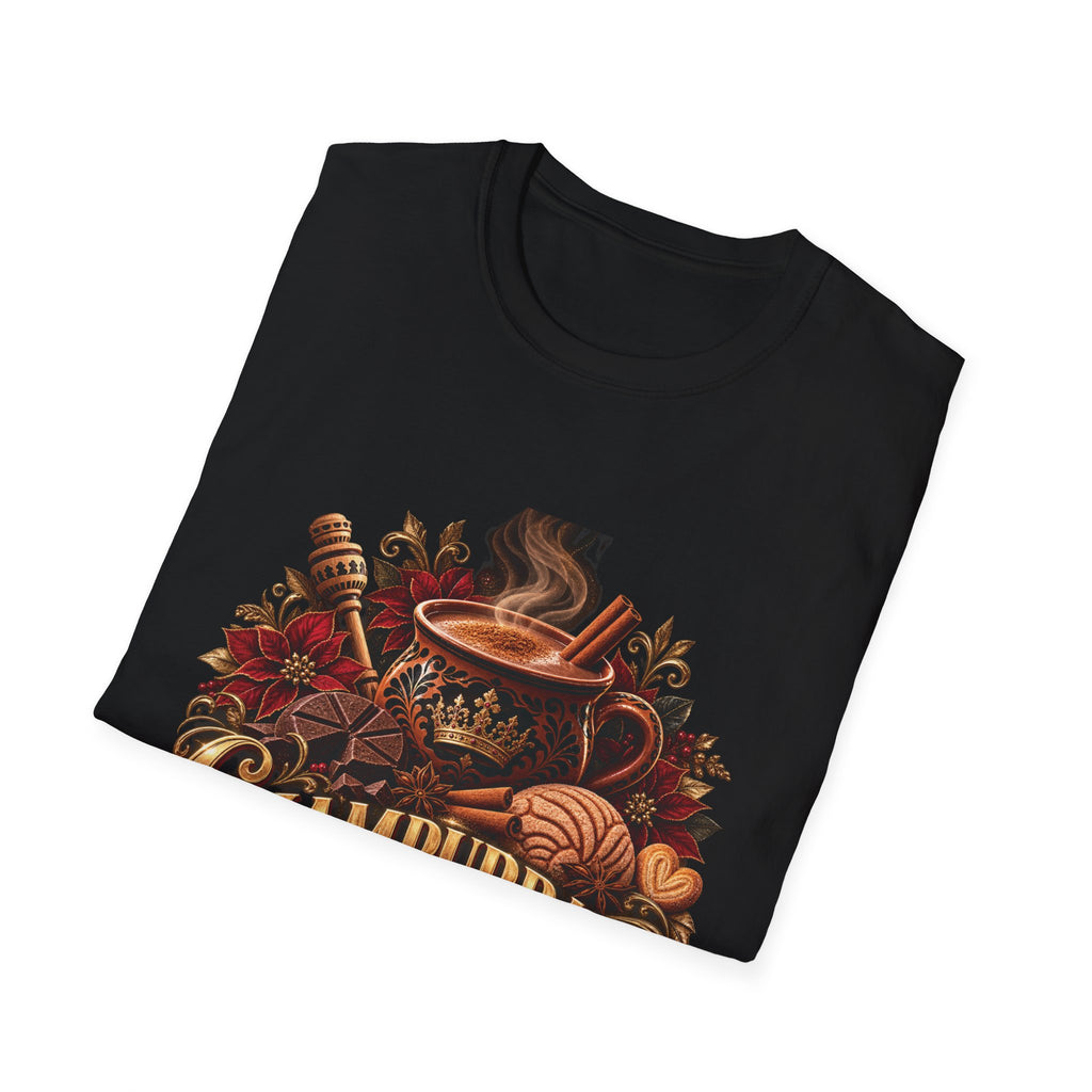 Champurrado & Chill Mexican Hot Chocolate Graphic T-Shirt | Unisex Fall Tee