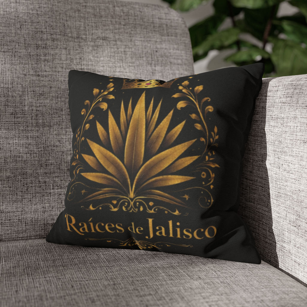 Raices de Jalisco-Gold Agave Decorative Pillow cover