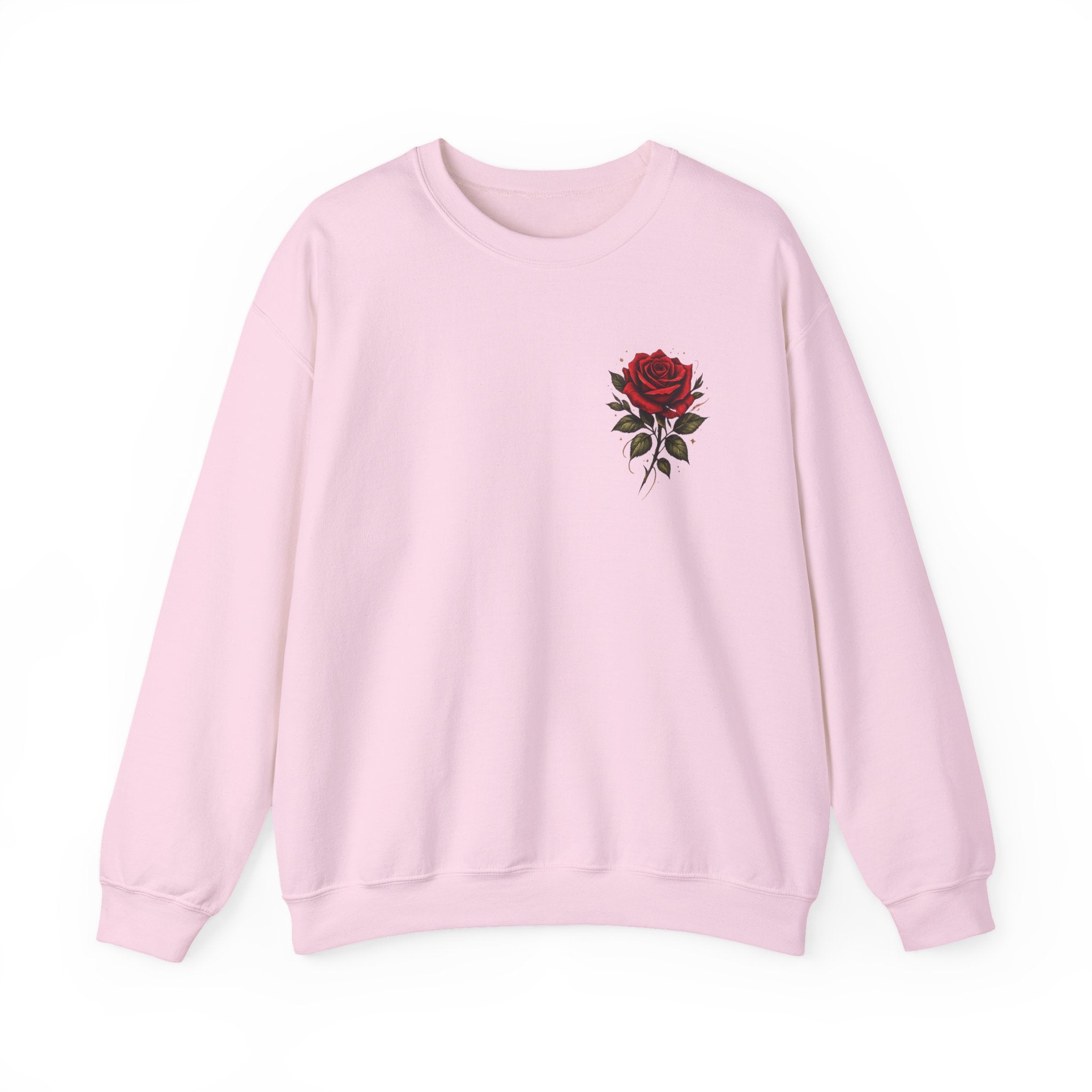 Not Fragile Like a Flower, Fragile Like a Bomb' Rose & Bomb Graphic Sweatshirt