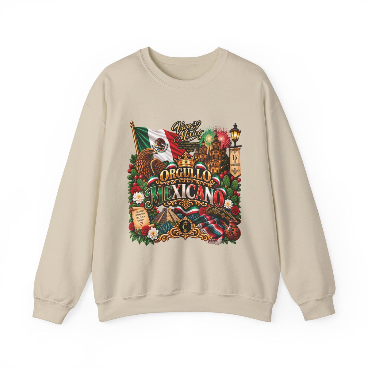 Orgullo Mexicano — Mexican Independence Day Edition | Heavy Blend™ Crewneck Sweatshirt