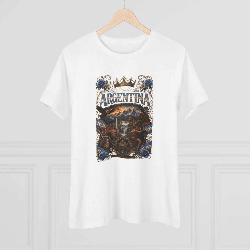 Women's Cotton Tee | Raíces Unidas — Orgullo Argentina