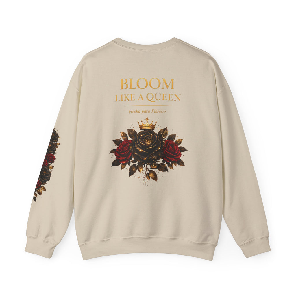 Bloom Like a Queen Sweatshirt — Floral Crown Crewneck