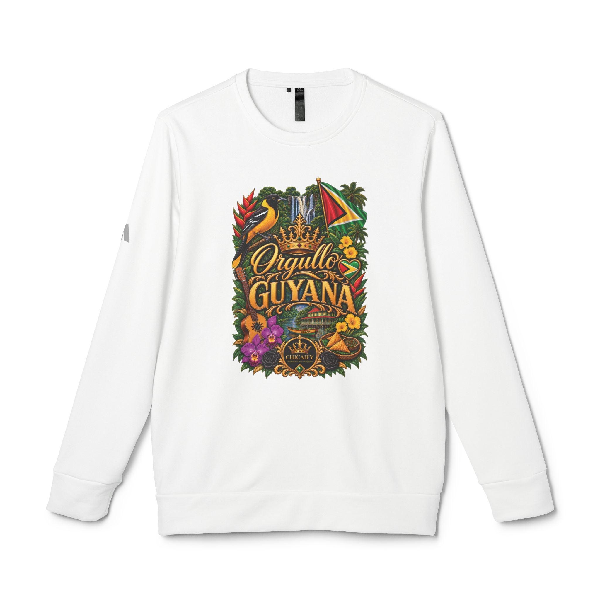 Orgullo Guyana — Raíces Unidas Collection | adidas Crewneck Sweatshirt