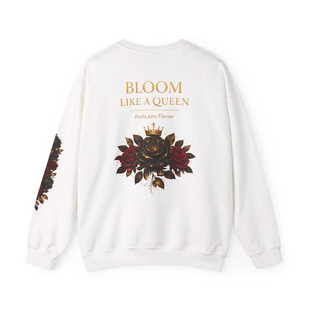 Bloom Like a Queen Sweatshirt — Floral Crown Crewneck