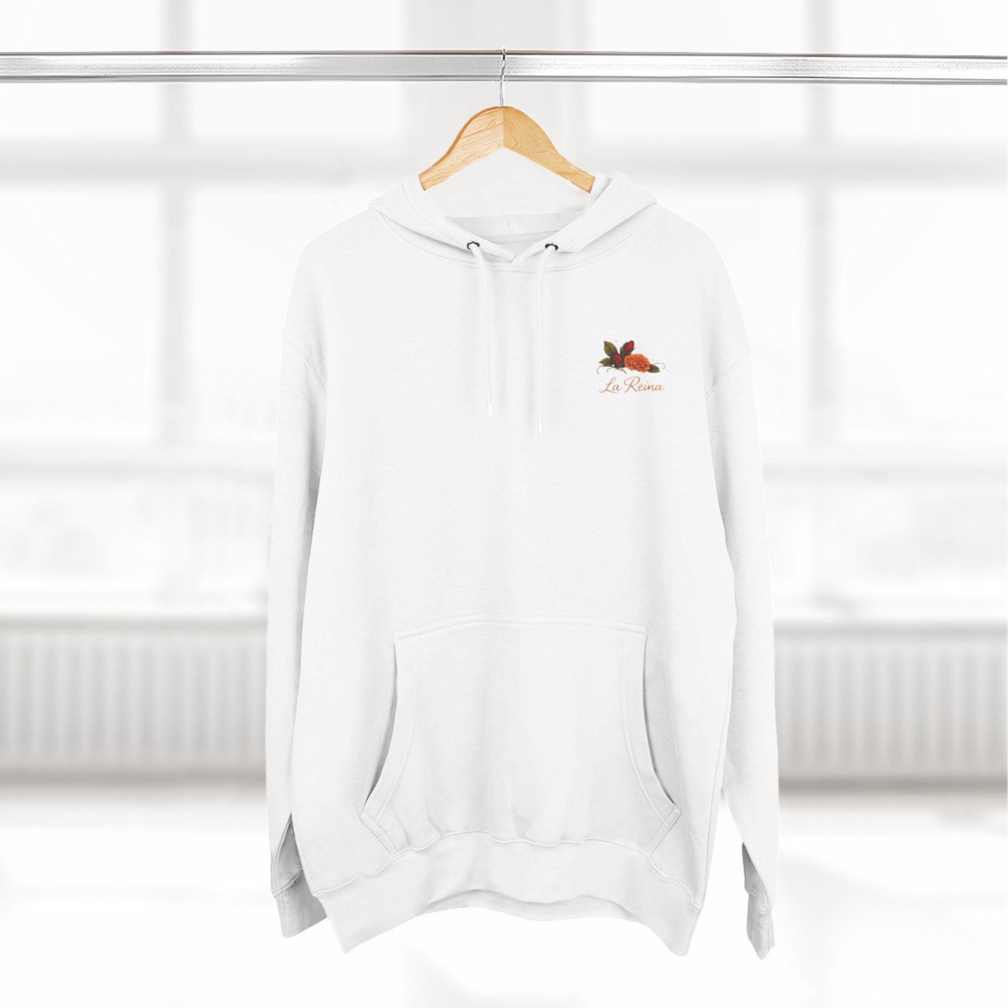 Floral 'Hecha de Fuerza y Flores' Hoodie