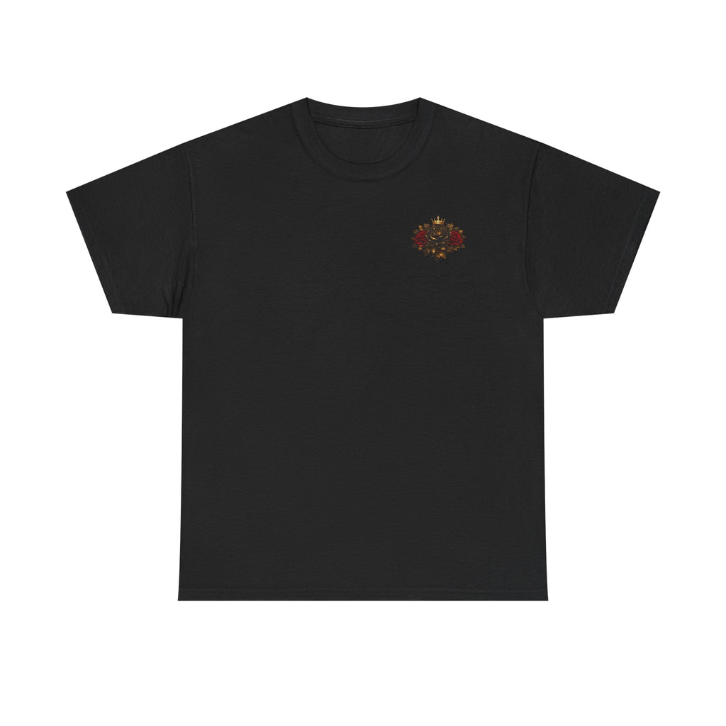 Bloom Like a Queen Tee — Floral Crown Rose Graphic Shirt
