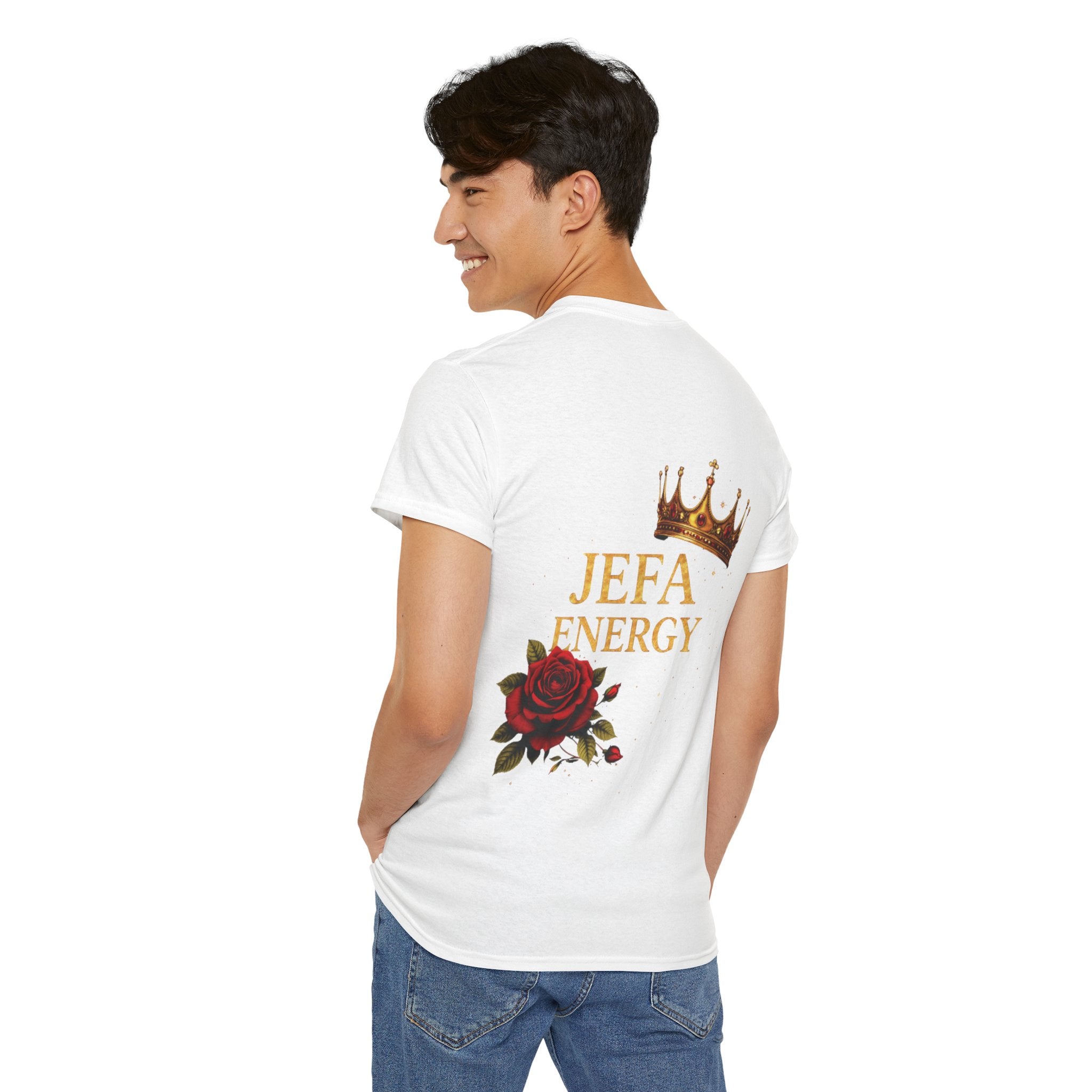 Jefa Energy T-Shirt — Rose & Crown Graphic Tee