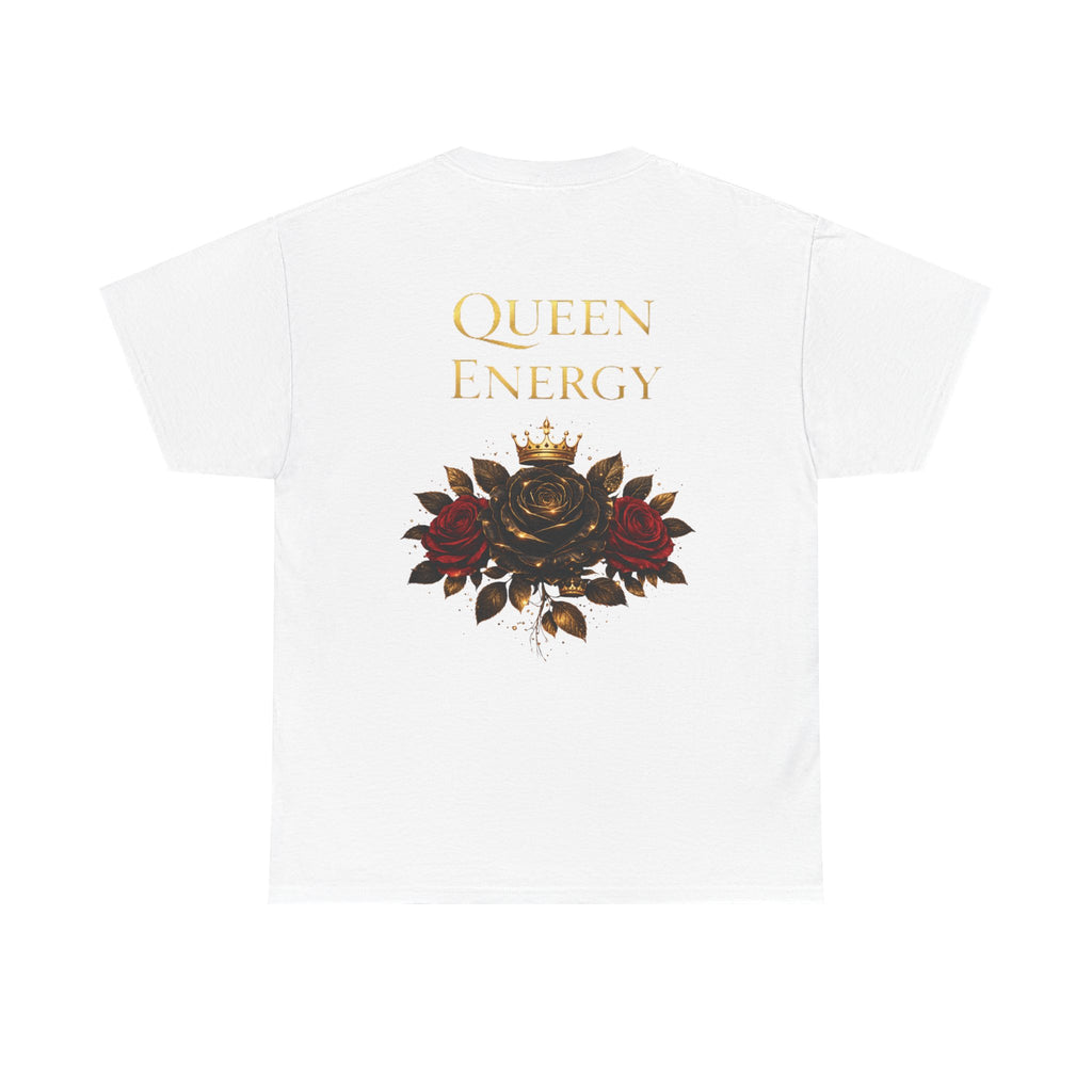Queen Energy Tee — Floral Crown Graphic T‑Shirt