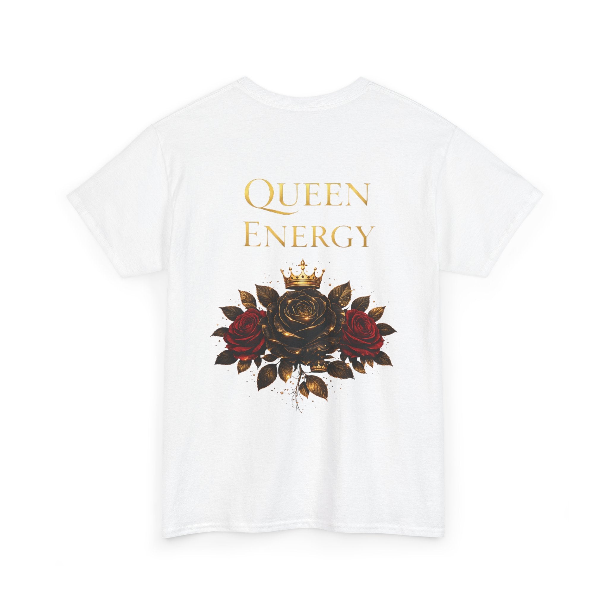 Queen Energy Tee — Floral Crown Graphic T‑Shirt