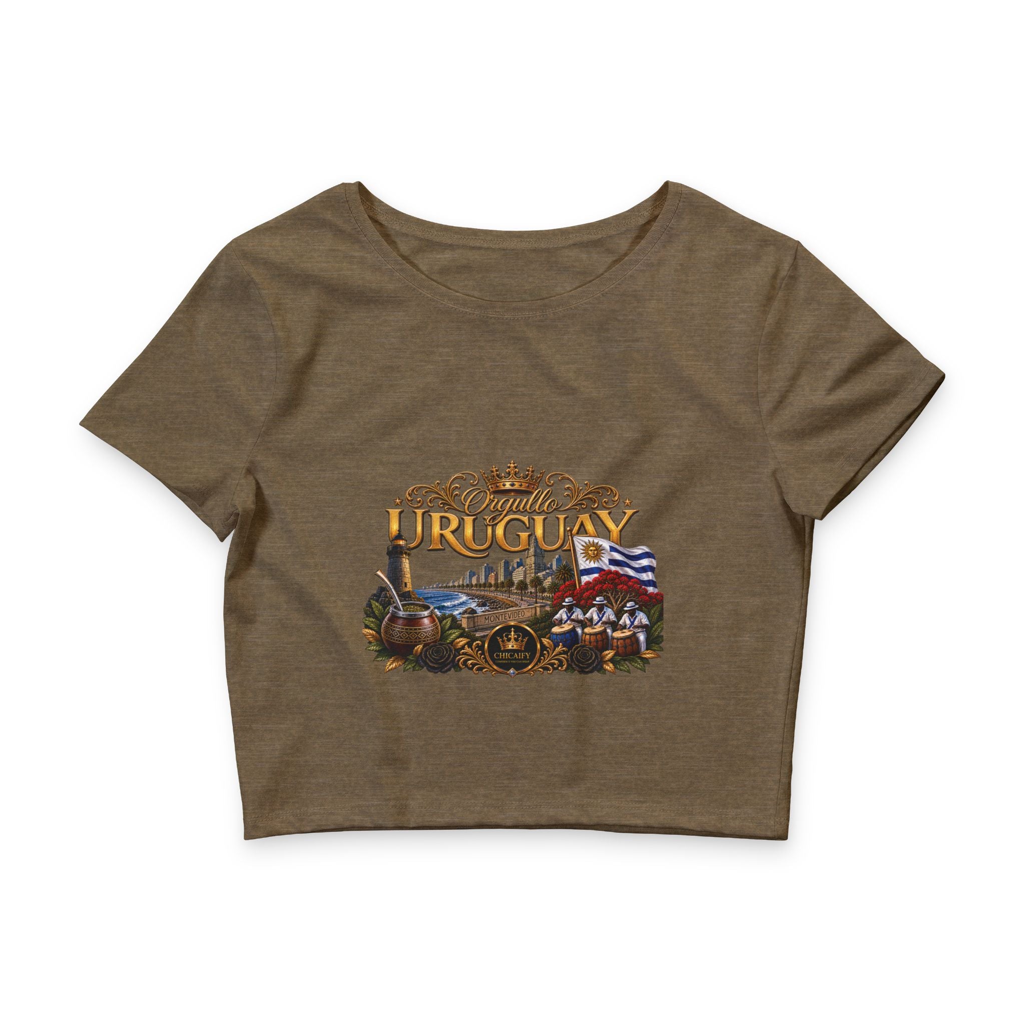 Orgullo Uruguay — Raíces Unidas Collection | Crop Tee