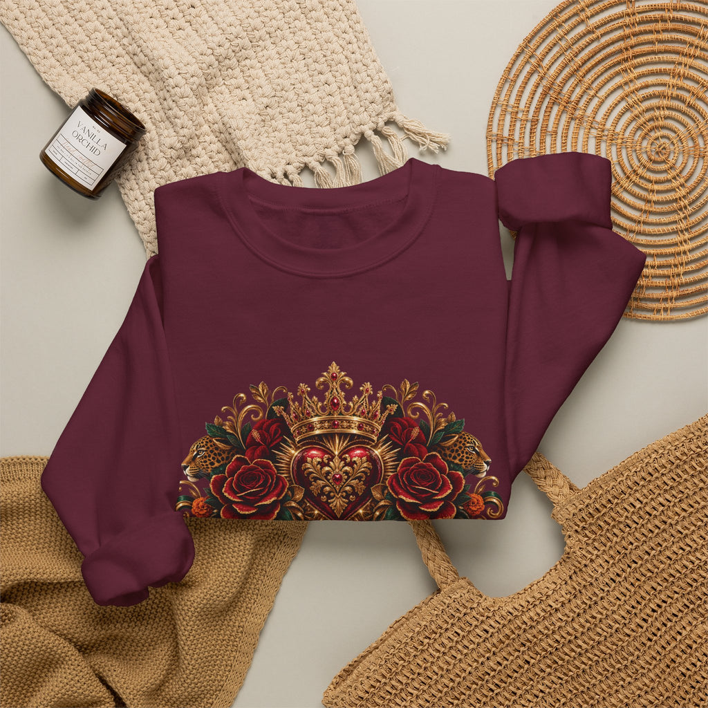 Patrona | Crowned in Power – Chicaify Collection | Unisex Heavy Blend™ Crewneck Sweatshirt