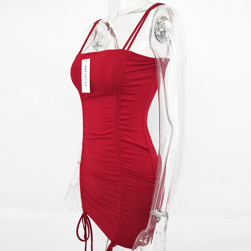Sexy Backless Women Dress Strapless Bodycon